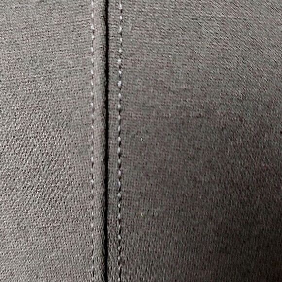 J. Crew Brown V-neck Ponte Knit Long Sleeve Dress Size 8 - Picture 10 of 11